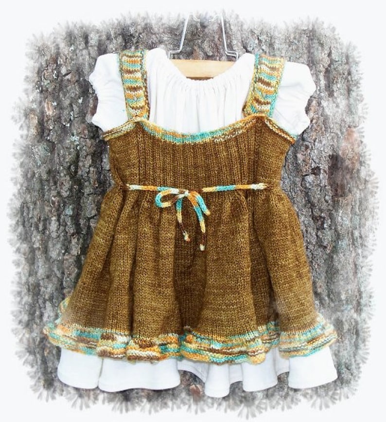 Arabella Knitted Pinafore Dress Pattern image 2
