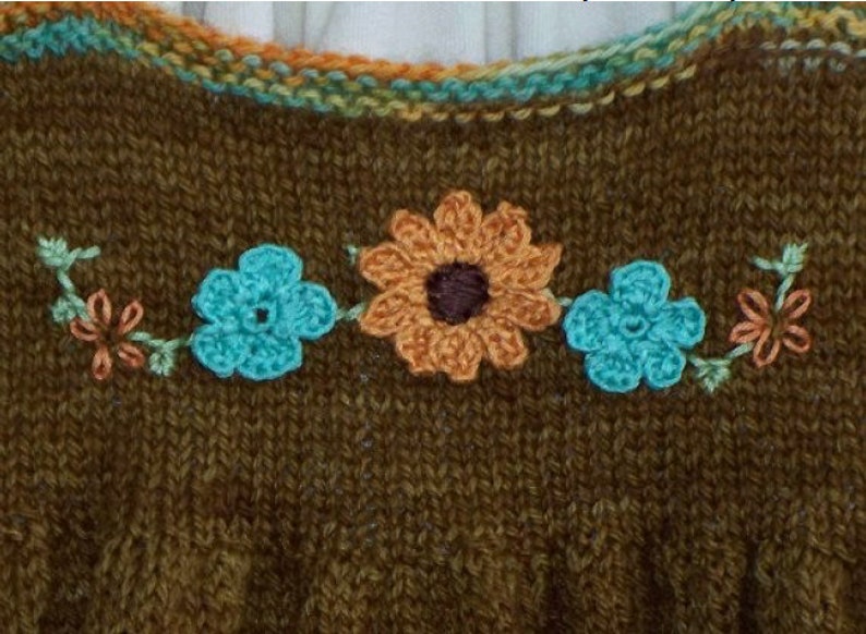 Arabella Knitted Pinafore Dress Pattern image 3