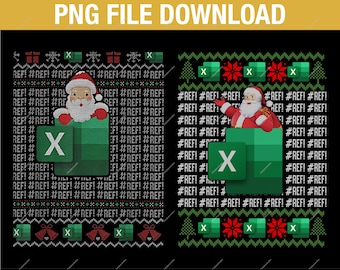 Excel Ugly Sweater Etsy