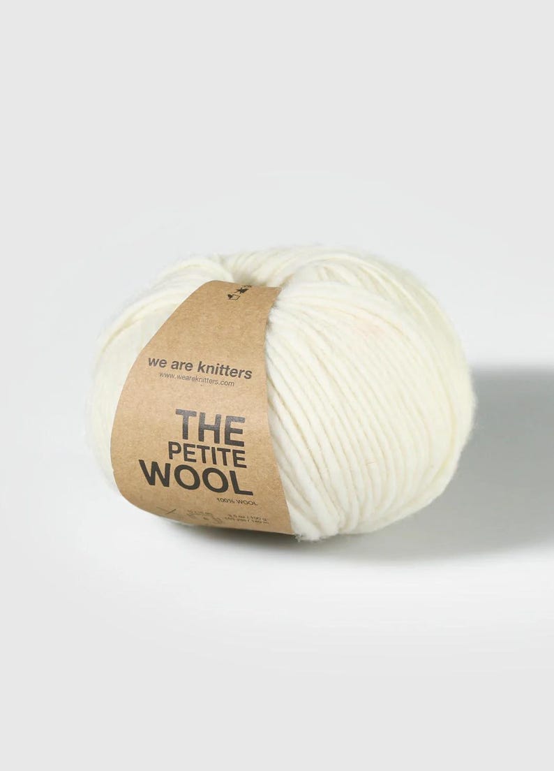 Petite Wool From We Are Knitters in Natural Color, Peruvian Bulky Wool ...