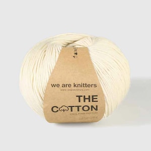 Pima Cotton from We Are Knitters in Natural color, DK natural yarn