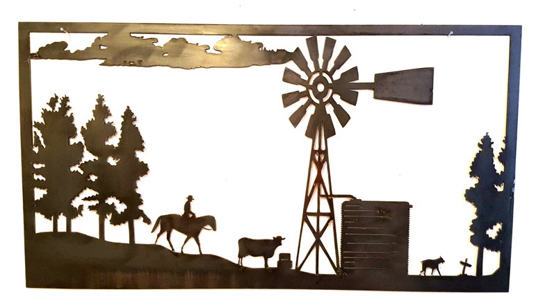 Australian landscape metal wall art made in Australia | Etsy