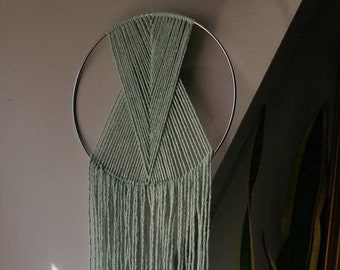 Sage Green Macrame Wall Hanging