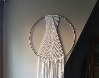 Hand Dyed Macrame Wall Hanging