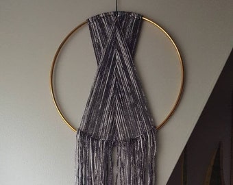 Splotchy Wall Hanging/ Macrame Wall Hanging