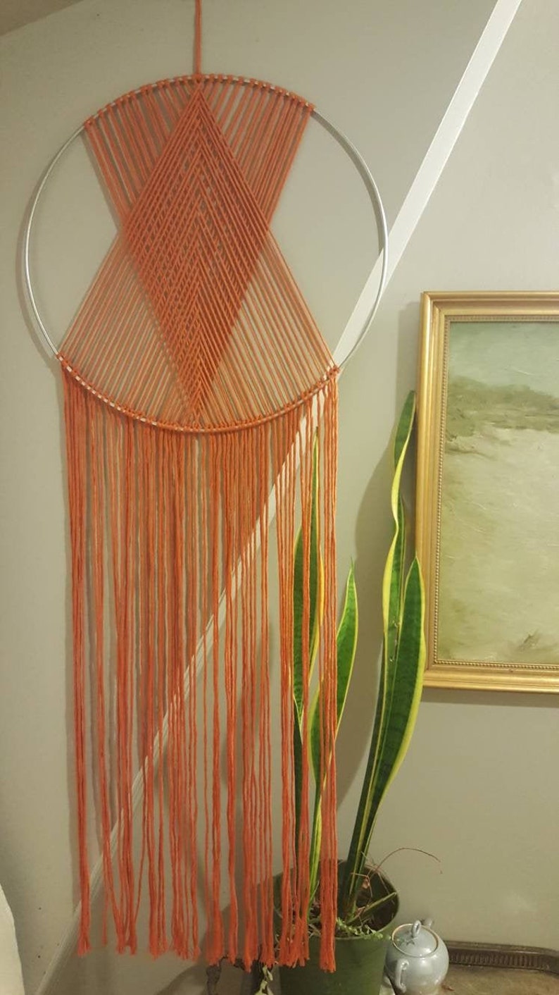 Burnt Orange Macrame image 1