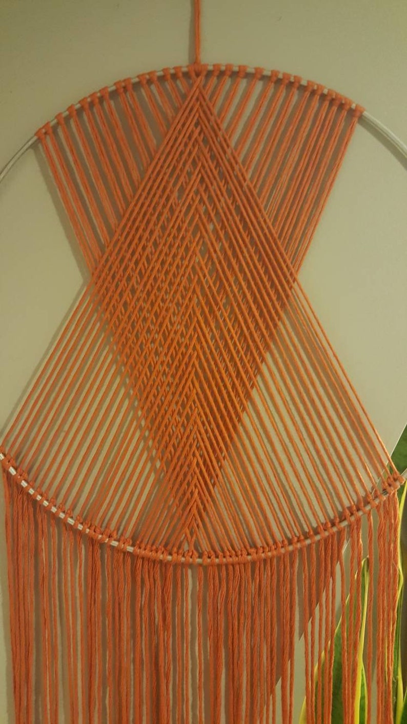 Burnt Orange Macrame image 5