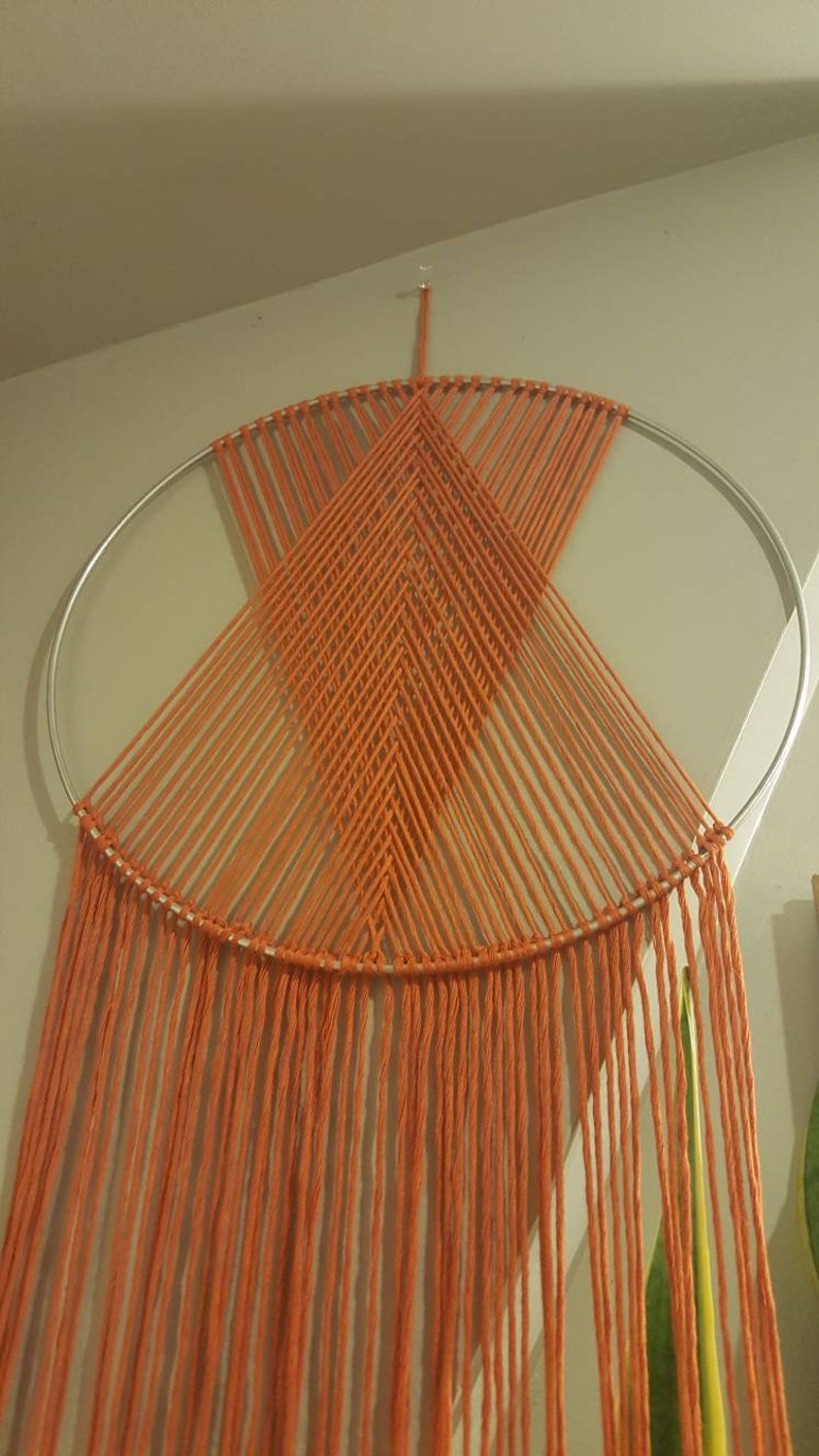 Burnt Orange Macrame image 4