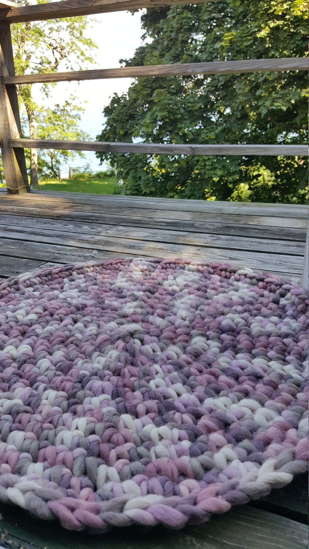 Chunky Wool Rug/ Handmade Rug - Etsy