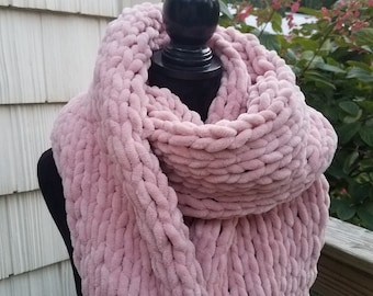 Handmade Scarf/Velvet Scarf/Knit Scarf