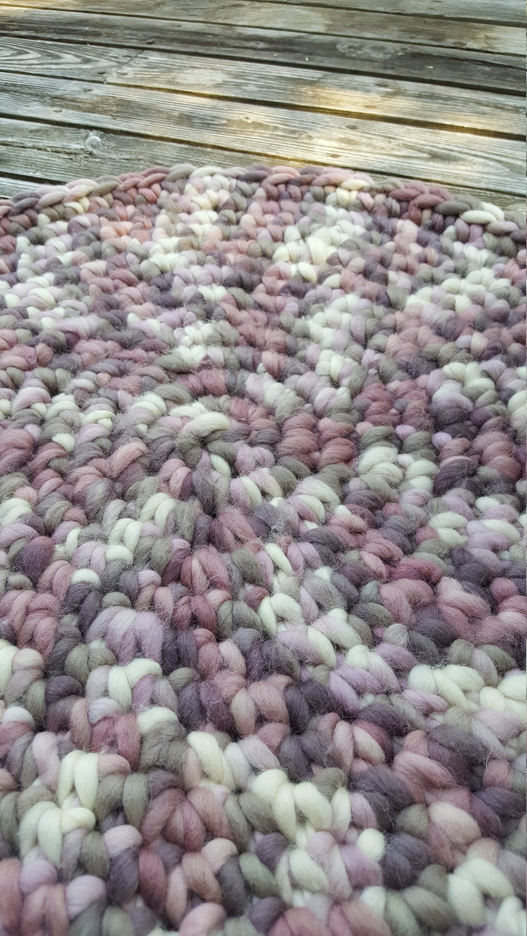 Chunky Wool Rug/ Handmade Rug Etsy UK