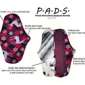 Cloth Pad Pattern (PDF) P.A.D.S. 10&quot;