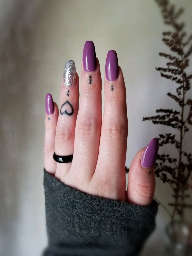 Black Agate Ring Band