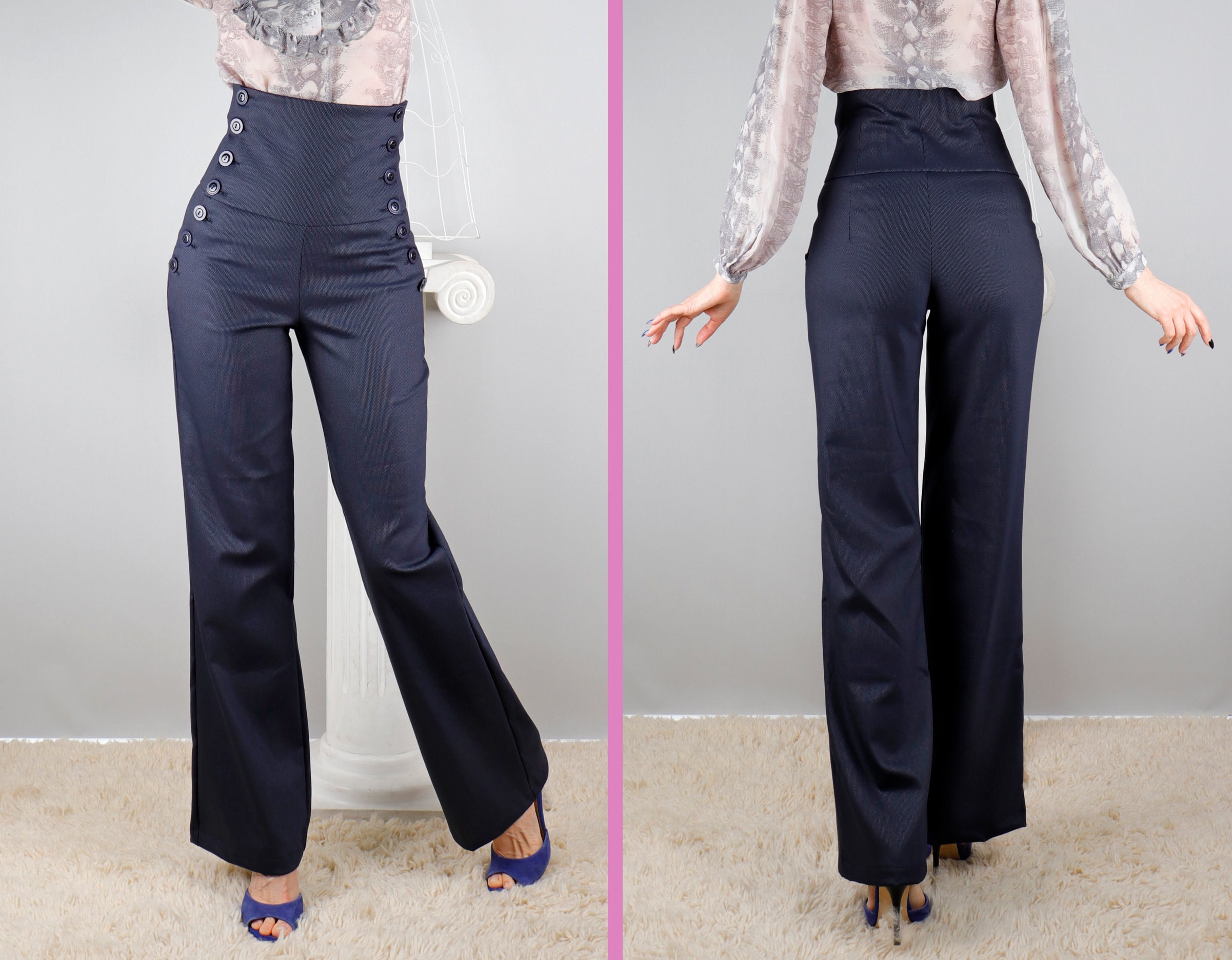 Extensions of Jeans Pants or Skirts With Adjustable Buttons, 