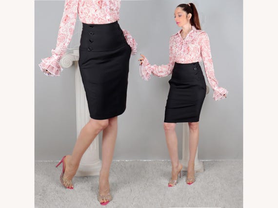 スカート ette pencil skirt High Waist Corset Skirt, Pensil Skirt, Stretch Skirt, Double