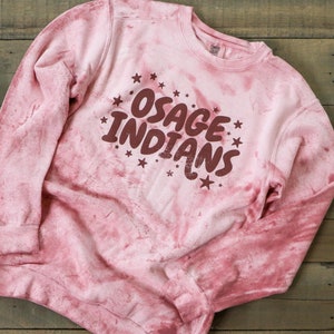 School of the Osage Colorblast Comfort Colors Sweatshirt, lake of the ozarks, Osage Indians unisex crewneck spiritwear, LOZ