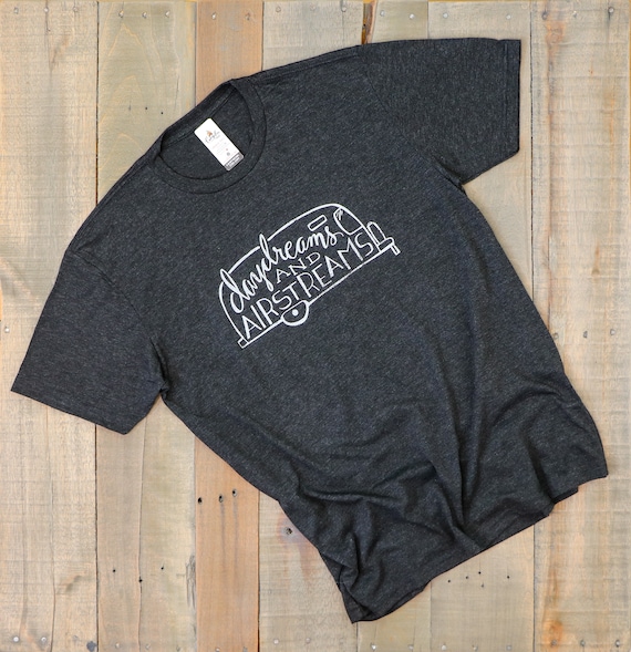 Airstream Camping Trailer & Mountains T-Shirt Airstream Camping Trailer & Mountains T-Shirt