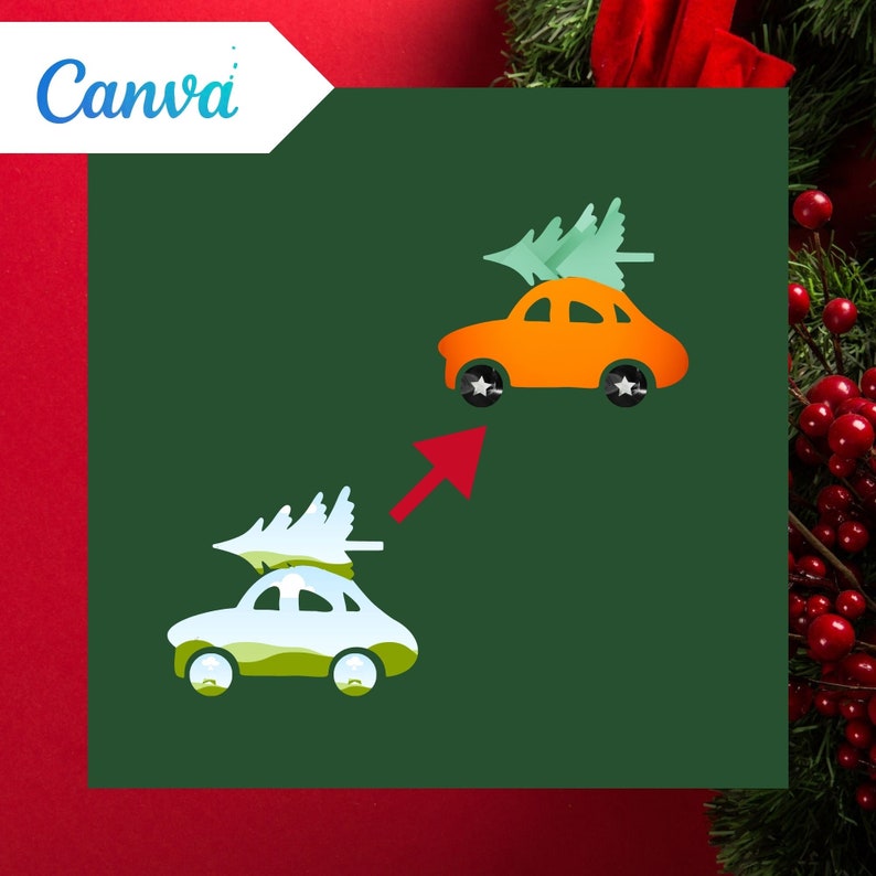 Canva Frames Bundle ,christmas CANVA Frame Bundle, Editable Template ...