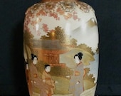 Japanese Satsuma vase quot Shimazu Hayakawa Kyoto quot