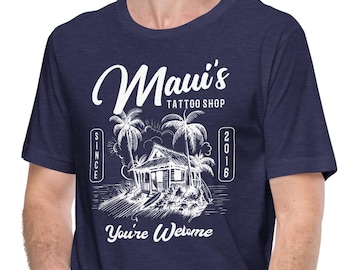 Maui's Tattoo Shop Shirt, Disney Themed Shirts, Moana Shirt