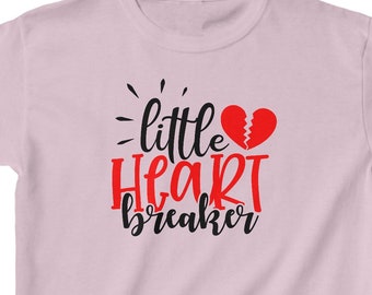 Youth Valentine Shirt, Little Heart Breaker Valentines Shirt for Kids, Matching Valentines Shirts, Valentines Day Gift,