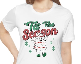 Christmas Tree Cakes Shirt, Christmas Shirts for Women, Christmas Tee, Funny Christmas TShirt, Shirts For Christmas, Holiday Snacks