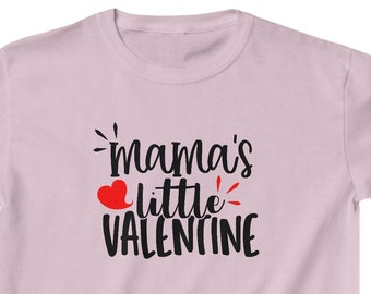 Mamas Valentine Youth Shirt, Little Valentine, Valentines Shirt for Kids, Matching Valentines Shirts, Valentines Day Gift,