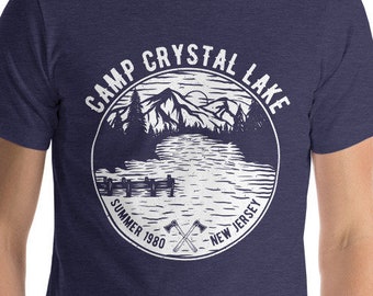 Camp Crystal Lake T Shirt, Friday the 13th Shirt, Crystal Lake Shirt, Horror Movie Shirt, 90s Movie Shirt, Crystal Lake