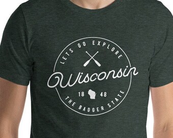 Up North Wisconsin T Shirt, Wisconsin Camping Shirt, Up North Shirt, Wisconsin Gift
