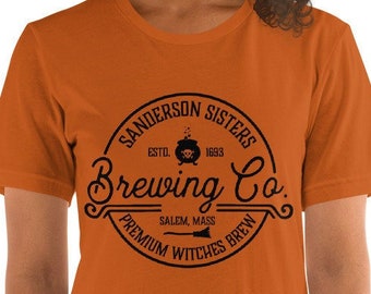 Sanderson Brewing Tshirt, Hocus Pocus Movie T-shirt, Sanderson Sisters Tshirt, Halloween Fall Shirt, Halloween Tshirts