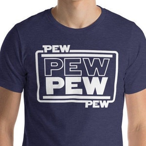 Star Wars Pew Pew Shirt, Star Wars Disney Shirt, Star Wars T-shirt, Cool Disneyland Shirts, Disney Guy Shirts