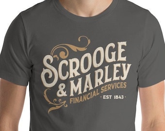 Scrooge and Marley T Shirt, Christmas Carol T Shirt, Ebenezer Scrooge, Christmas Shirts