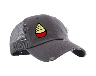 Dole Whip Embroidered Hat, Disney Park Snack Hat, Orlando Vacation Hat