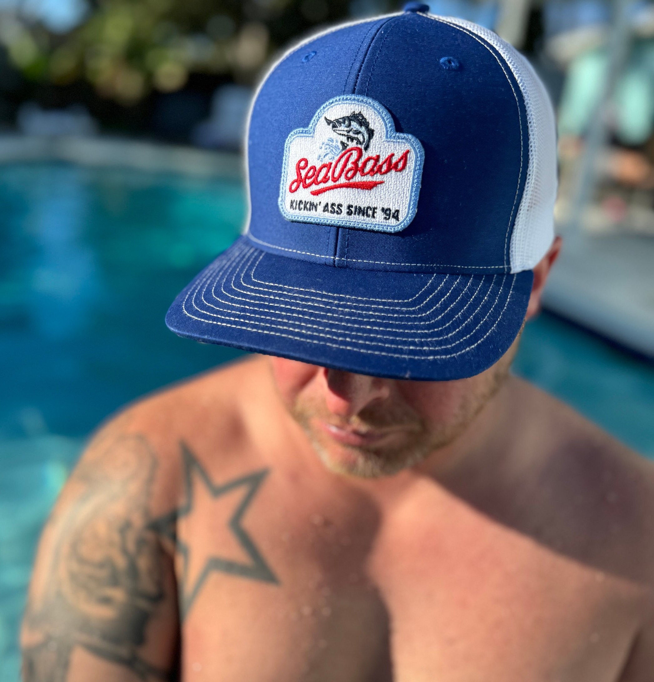 Dumb and Dumber Sea Bass Hat, Funny Patch Trucker Hat, Snapback Patch Hat Etsy