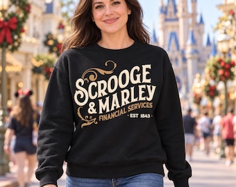 Scrooge & Marley Sweatshirt, Christmas Carol Shirt, Disney Theme Christmas Shirt