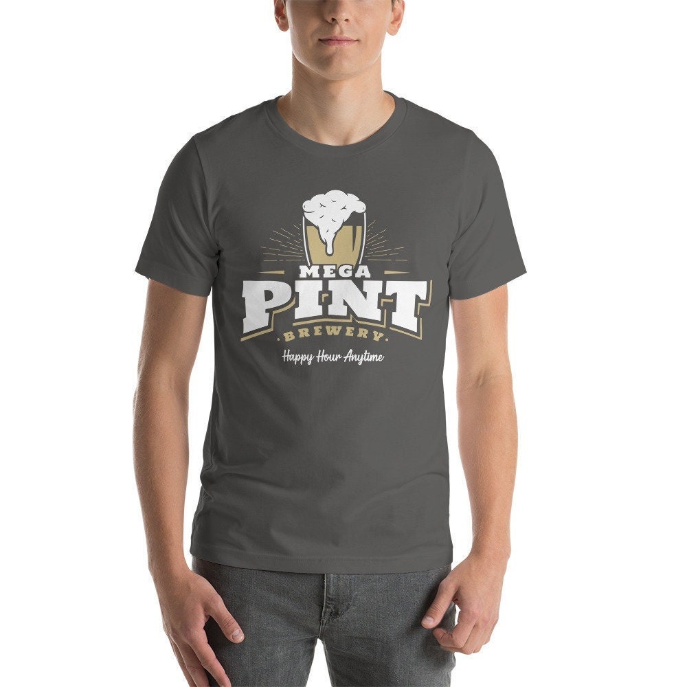 Mega Pint Brewery T Shirt, Hearsay Mega Pint, Beer Tshirt for dad, Brewery Beer Shirt