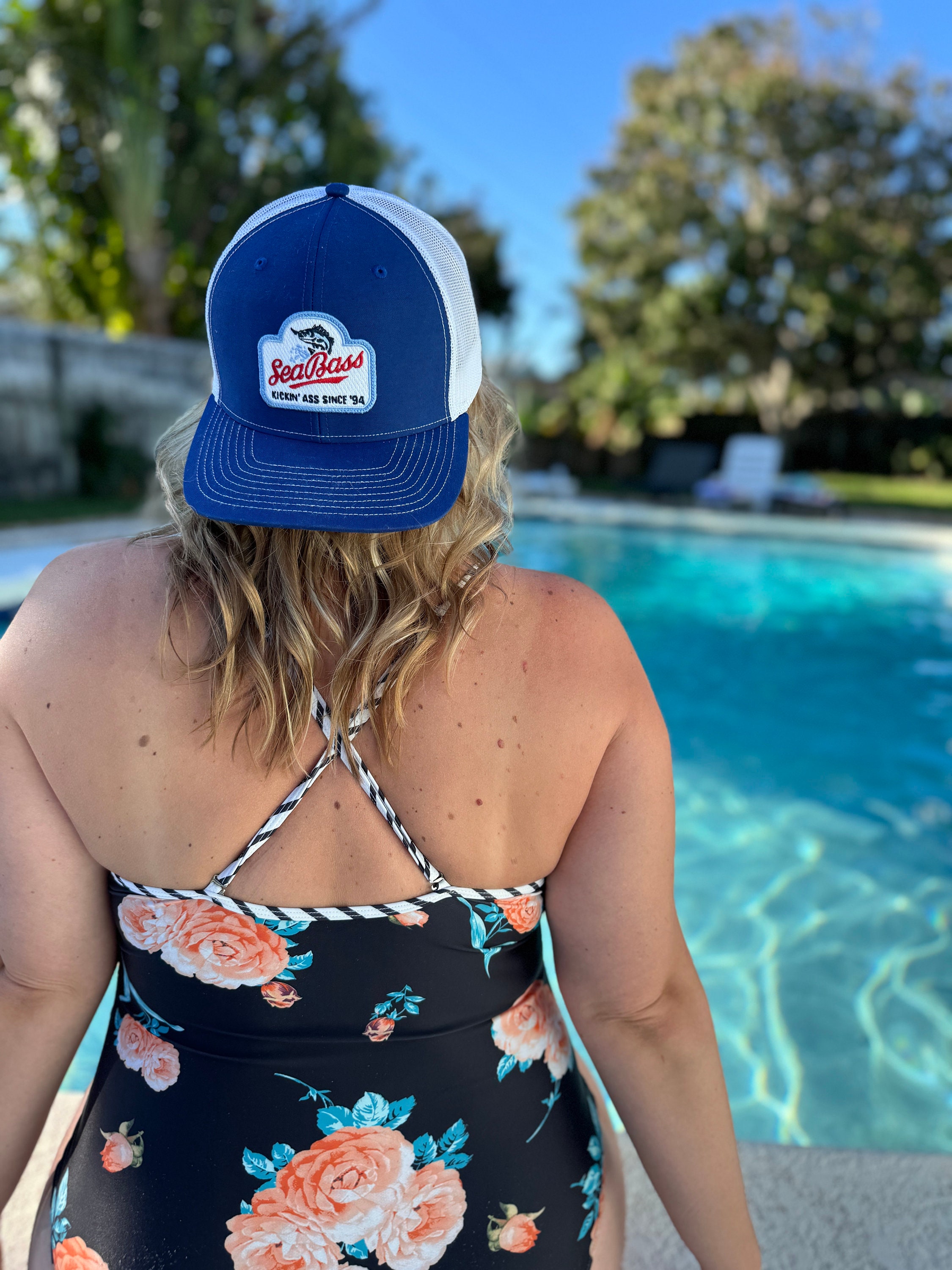 Dumb and Dumber Sea Bass Hat, Funny Patch Trucker Hat, Snapback Patch Hat Etsy