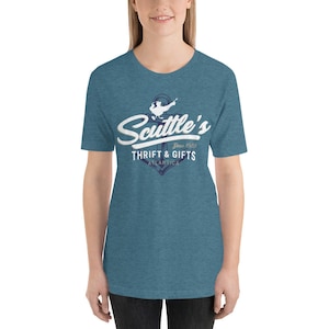 Chemise de friperie Scuttle, chemise de film Little Mermaid, chemises à thème Disney, chemise de sabordage