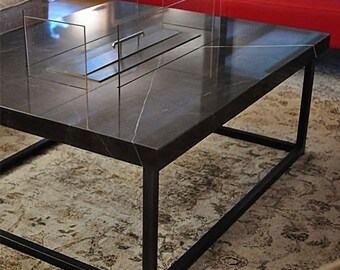 Prometeo - coffee table & fireplace