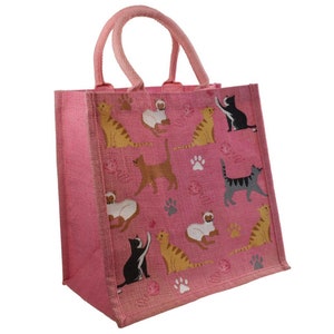 Cat Jute Bag - 30cm