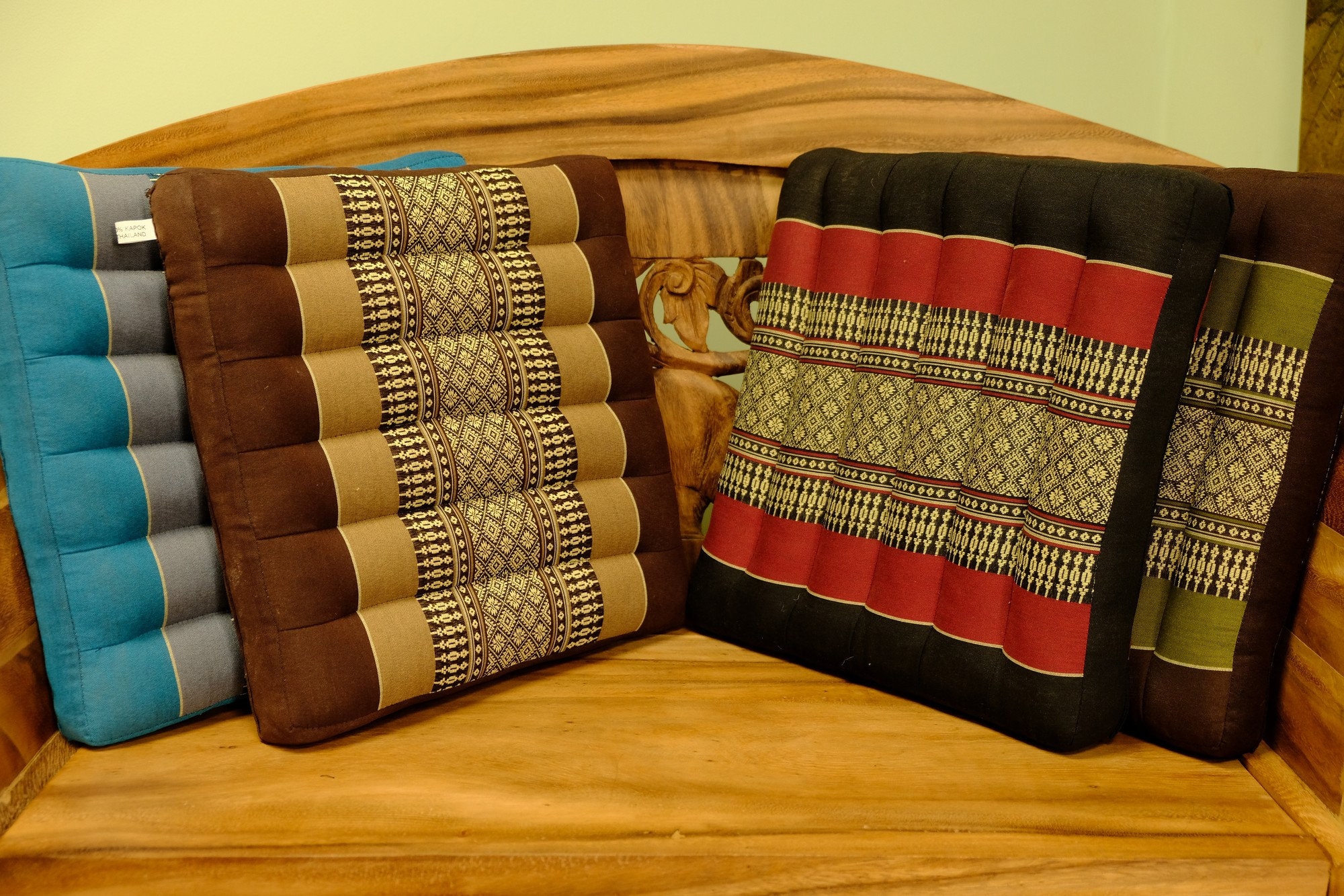 Meditation Cushion YOGA PILLOW ORGANIC KAPOK 100/% FILLED Home Decor