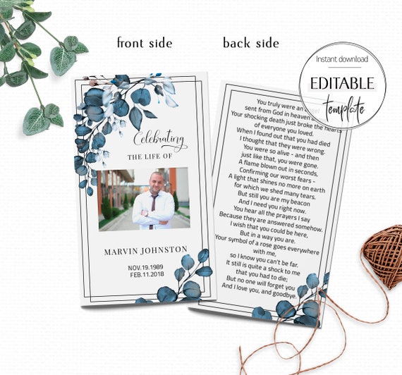 free download memorial prayer card template free download memorial prayer card template