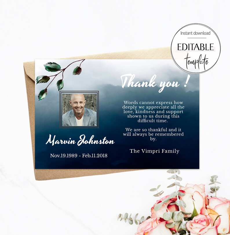 Download Memorial Package Funeral Bundle for Men Program Printable ...