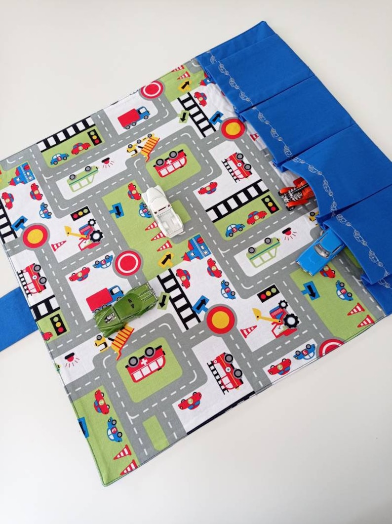 Autogarage to go 50x70cm faltbare Spielstraße to go | Etsy