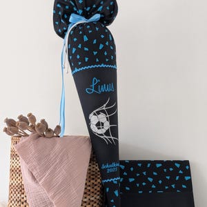Schultüte Ergobag VerfolgBärjagd* personalisierbare Schultüte mit Namen * Schultüte Jungen * Zuckertüte  Stoff Fußball