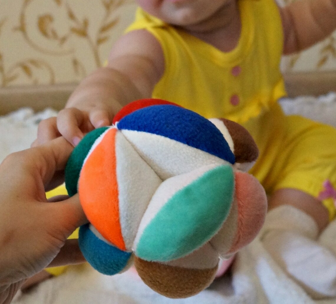Montessori Ball Colorful Educational Toys For Kids Puzzle Ball Etsy
