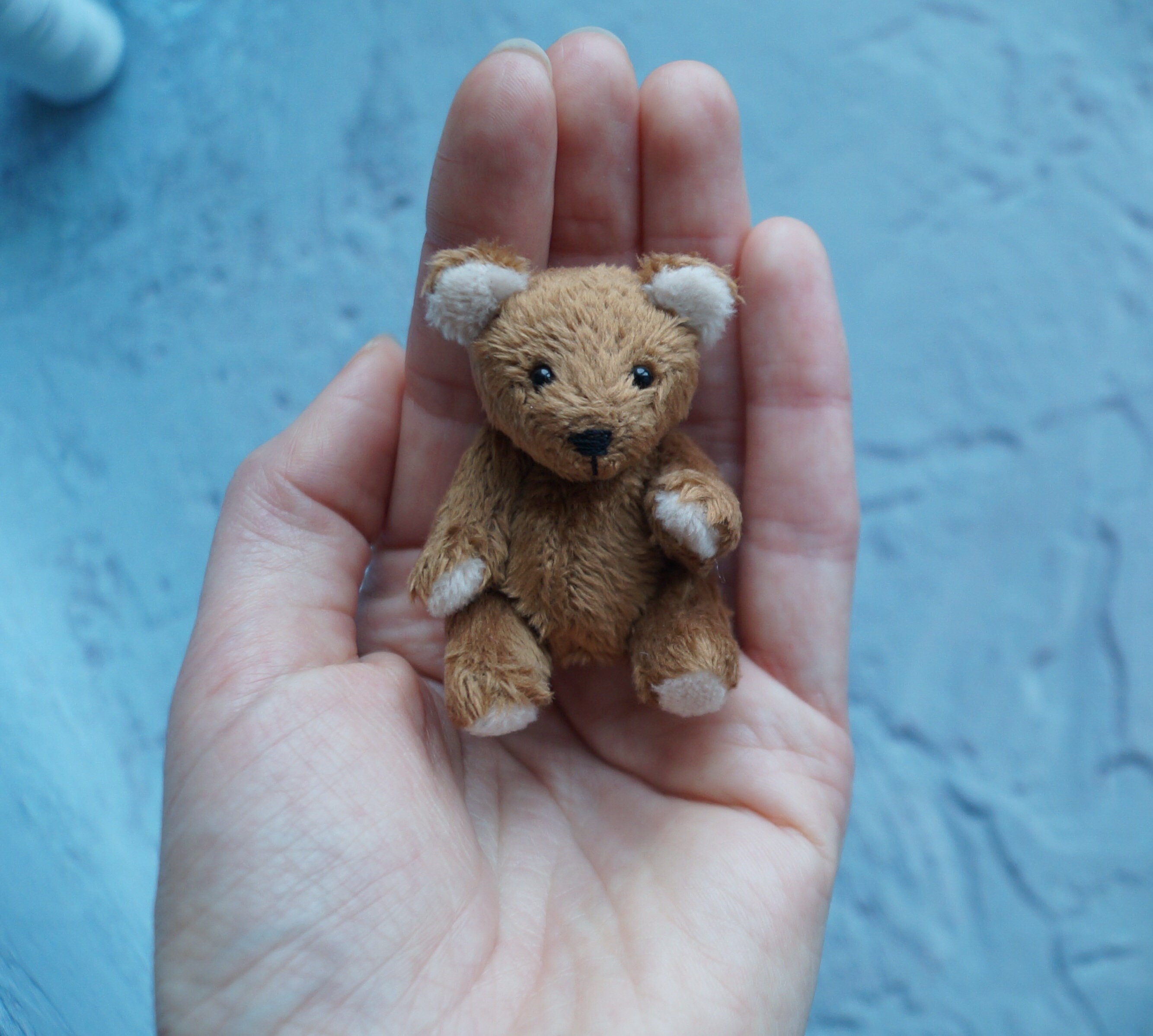 Miniature teddy bears 2.5 in | Etsy