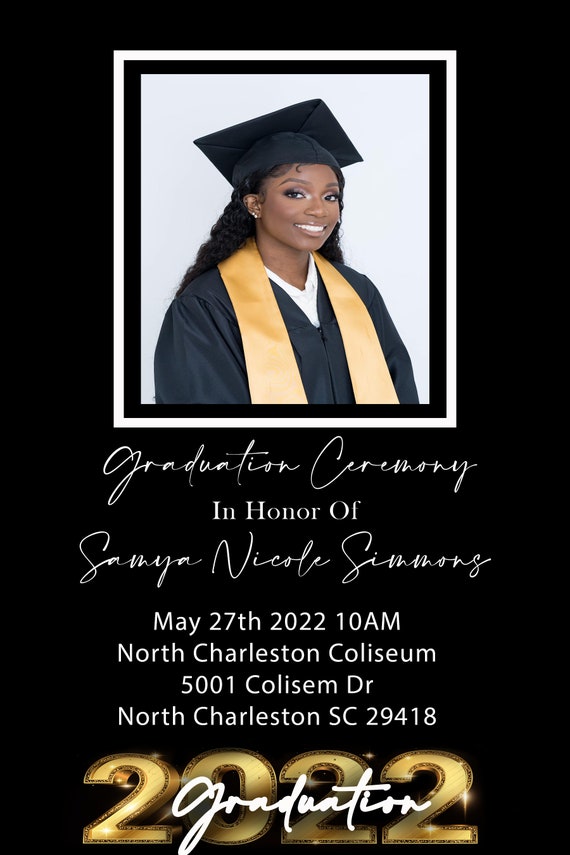 Custom Graduation Invitation Etsy