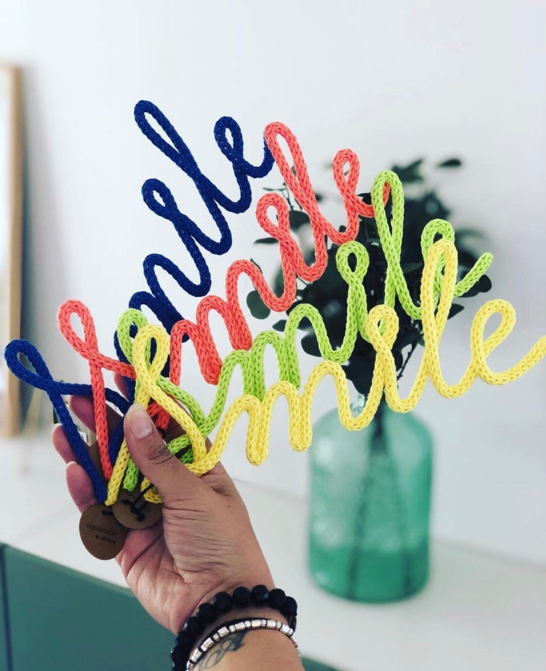 Mot Smile en Tricotin