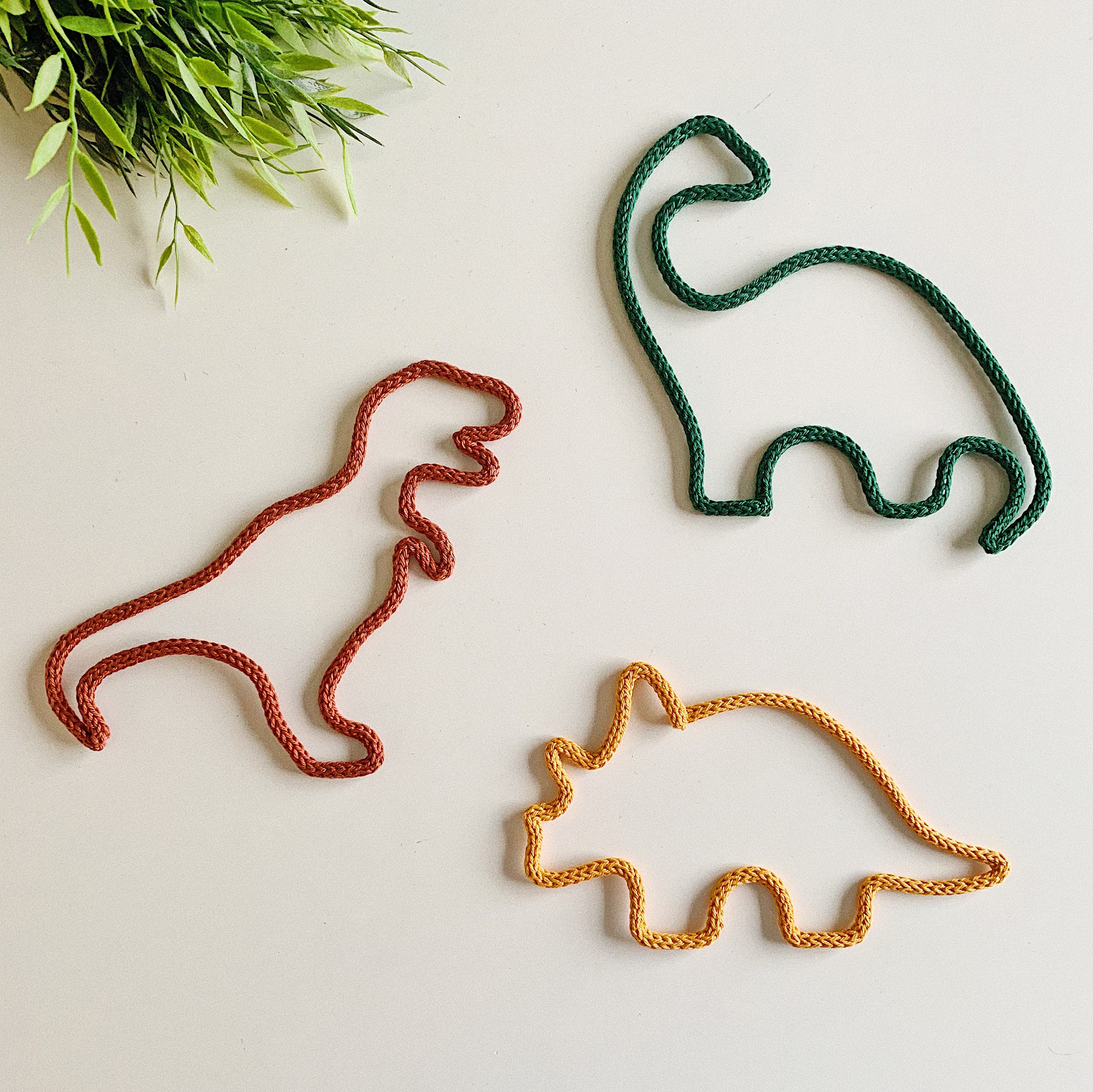 Dinosaure en Tricotin